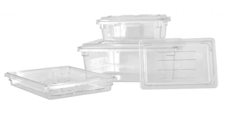 12" x 18" x 9" Polycarbonate Rectangular Clear Food Storage Container